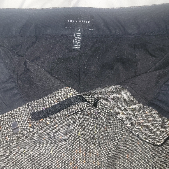 The Limited Wool Blend Grey Speckled Skirt 6 - Picture 3 of 5